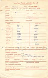 Hull City A 27.2.1954 Match Paperwork & Correspondence