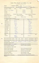 Plymouth Argyle H 16.10.1954 Match Paperwork & Correspondence