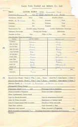 Swansea Town H 30.10.1954 Match Paperwork