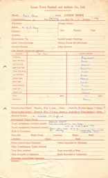 Port Vale A 4.12.1954 Match Paperwork