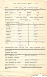 Rotherham United H 12.2.1955 Match Paperwork