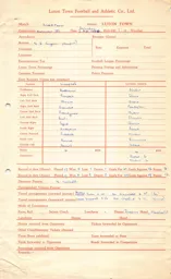 Liverpool A 2.4.1955 Match Paperwork & Correspondence