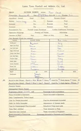 Port Vale H 23.4.1955 Match Paperwork