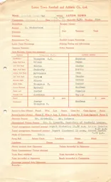 Preston North End A 24.8.1955 Match Paperwork