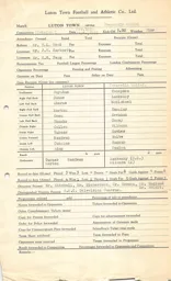 Newcastle United H 10.9.1955 Match Paperwork