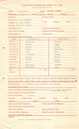 Portsmouth A 26.11.1955 Match Paperwork