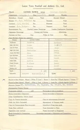 Charlton Athletic H 17.12.1955 Match Paperwork
