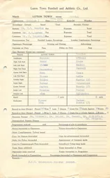 Everton H 31.12.1955 Match Paperwork
