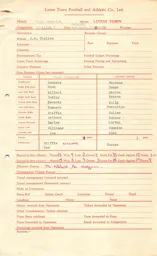 West Bromwich Albion A 4.2.1956 Match Paperwork & Correspondence