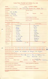 Chelsea A 2.4.1956 Match Paperwork & Correspondence