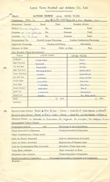 Aston Villa H 5.9.1956 Match Paperwork