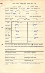 West Bromwich Albion H 27.10.1956 Match Paperwork & Correspondence