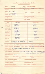 Chelsea A 17.11.1956 Match Paperwork & Correspondence
