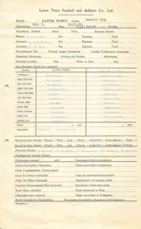 Cardiff City H 24.11.1956 Match Paperwork & Correspondence