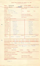Portsmouth A 13.3.1957 Match Paperwork & Correspondence