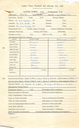 Birmingham City H 3.4.1957 Match Paperwork & Correspondence