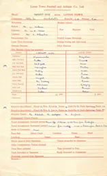 Cardiff City A 6.4.1957 Match Paperwork & Correspondence