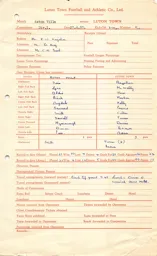 Aston Villa A 27.4.1957 Match Paperwork