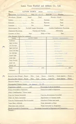 Bolton Wanderers H 24.8.1957 Match Paperwork