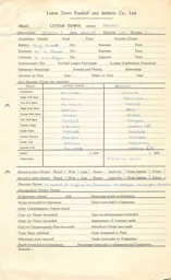Everton H 21.9.1957 Match Paperwork