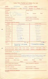 Sunderland A 28.9.1957 Match Paperwork & Correspondence