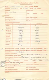 Preston North End A 12.10.1957 Match Paperwork & Correspondence