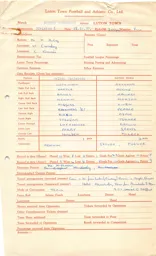 Bolton Wanderers A 21.12.1957 Match Paperwork & Correspondence