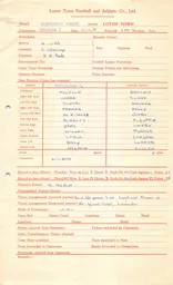 Nottingham Forest A 12.4.1958 Match Paperwork