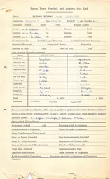 Portsmouth H 19.4.1958 Match Paperwork