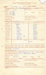 Birmingham City A 30.8.1958 Match Paperwork & Correspondence