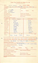 Nottingham Forest A 11.10.1958 Match Paperwork