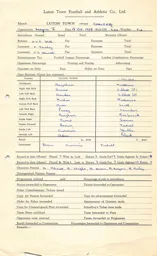Chelsea H 18.10.1958 Match Paperwork & Correspondence