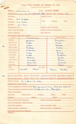 Portsmouth A 25.10.1958 Match Paperwork & Correspondence