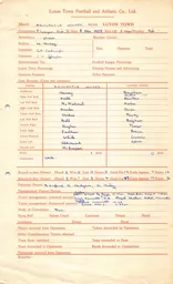 Newcastle United A 8.11.1958 Match Paperwork & Correspondence