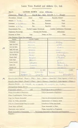 Arsenal H 26.12.1958 Match Paperwork