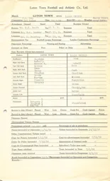 Leeds United H 10.1.1959 Match Paperwork & Correspondence
