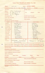 Chelsea A 7.3.1959 Match Paperwork & Correspondence