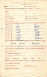 Aston Villa A 21.3.1959 Match Paperwork
