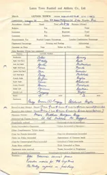 Newcastle United H 28.3.1959 Match Paperwork