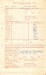 Everton A 30.3.1959 Match Paperwork & Correspondence