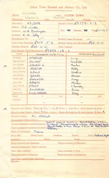 Blackpool A 31.8.1959 Match Paperwork & Correspondence