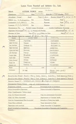 Chelsea H 17.10.1959 Match Paperwork & Correspondence