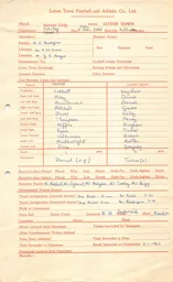 Exeter City A 9.1.1960 Match Paperwork & Correspondence