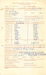 Newcastle United A 19.3.1960 Match Paperwork & Correspondence