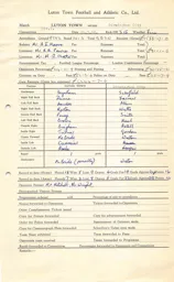 Birmingham City H 26.3.1960 Match Paperwork & Correspondence