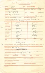 Burnley A 16.4.1960 Match Paperwork & Correspondence Full