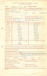 Preston North End A 30.4.1960 Match Paperwork & Correspondence