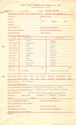 Liverpool A 19.10.1960 Match Paperwork & Correspondence