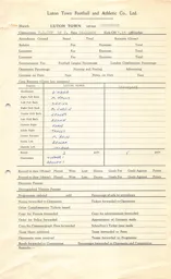Liverpool H 24.10.1960 Match Paperwork & Correspondence