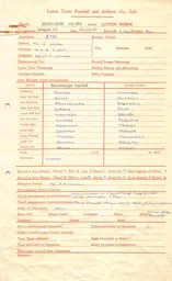 Scunthorpe United A 29.10.1960 Match Paperwork & Correspondence